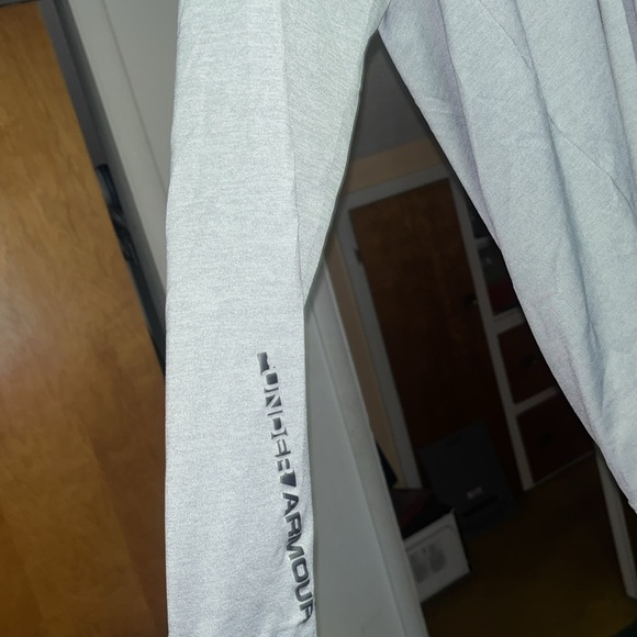 Grey Under Armour Hoodie Sz M - Picture 3 of 5